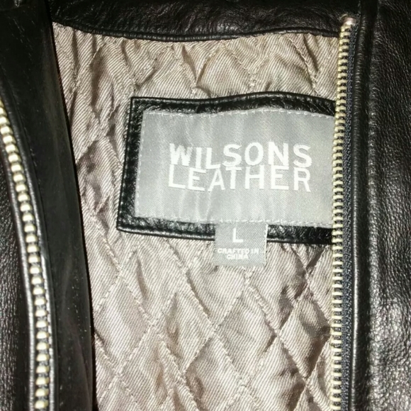Vintage Wilsons Leather Jacket w/Hood - Picture 2 of 8